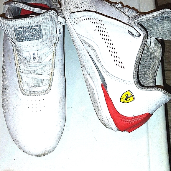Ferrari Ferrari X Puma Drift Cat Delta Sneakers White w/Red 🍒 Size 8.5 (US) - Picture 2 of 4